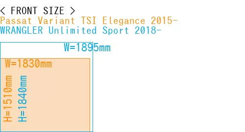 #Passat Variant TSI Elegance 2015- + WRANGLER Unlimited Sport 2018-